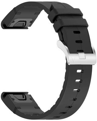 bracelet en cuir Ricardo Cogne 22mm, Black, QuickFit
