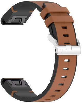 bracelet en cuir Ricardo Cogne 22mm, Brown, QuickFit