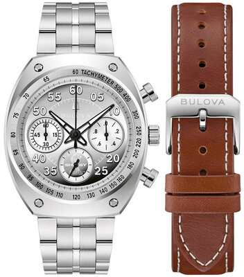 Bulova Archive Series "Shelby" Racer Chronograph Quartz 96K118 Limited Edition 9999pcs (+ bracelet de rechange)