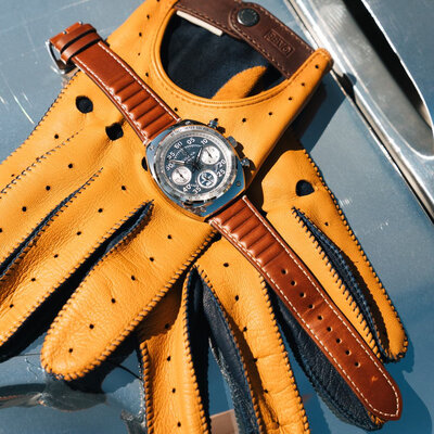 Bulova Archive Series "Shelby" Racer Chronograph Quartz 96K118 Limited Edition 9999pcs (+ bracelet de rechange)