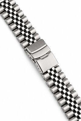 Bracelet en acier Ricardo Jesolo premium 22mm (pro Seiko 5 Sports SRPD series), Silver