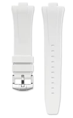 Bracelet en silicone Ricardo Tropea premium 9mm (pro Citizen), White