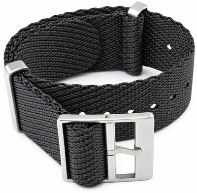 Bracelet en textile Ricardo Mantova premium, Gray, NATO