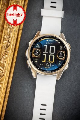 Bracelet en silicone Ricardo 20mm (pro Garmin Fenix 8/7S/6S (43mm), aj.), blanc, QuickFit