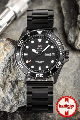 Bracelet en acier Ricardo Siena, noir, + raccourcisseur