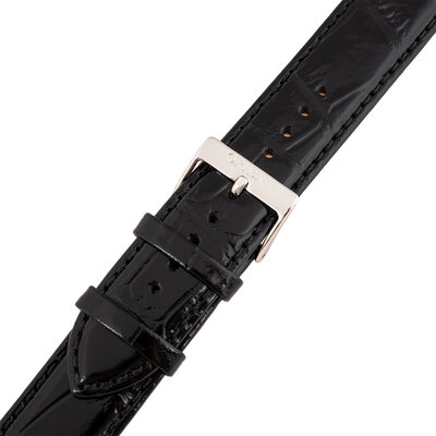 Bracelet en cuir Orient UDEMFSB 21mm (pour le modèley GW01), noir