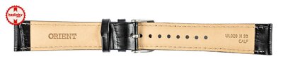 Bracelet en cuir Orient UL020018J0 20mm (pour le modèle RA-AP01), noir