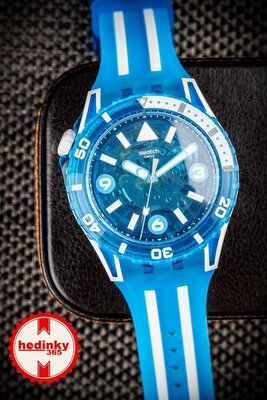 Swatch Blue Fire SSCU09S100
