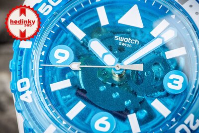 Swatch Blue Fire SSCU09S100
