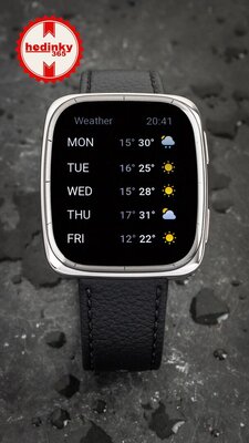 Amazfit Active 2 (Square) Black Leather (+bracelet de rechange)